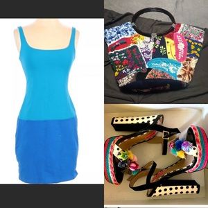 Susana Monaco Colorblock Dress